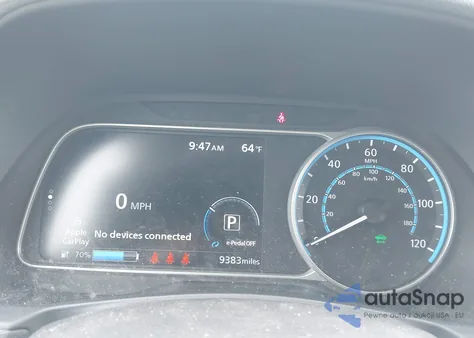 2024 Nissan Leaf S z USA, uszkodzony, nr VIN 1N4AZ1BV2RC555588